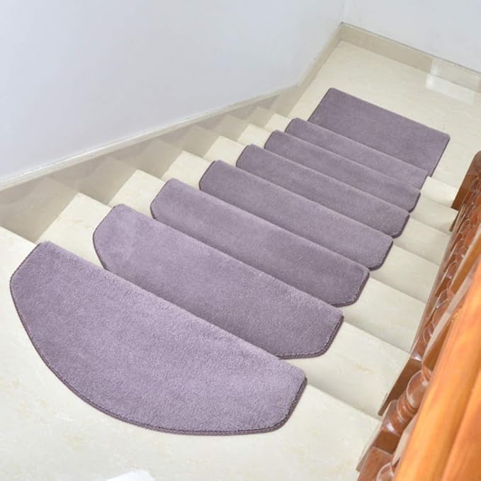 GE&YOBBY Carpet Stair Treads,simple Shaggy Sticker Carpet Stair Treads