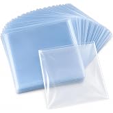 Enenes 4 x 4 Inch Shrink Wrap Bags 300 Pack Heat Shrink Bags for Soap Bars | Clear polyolefin heat shrink bags for soaps, candles, bath bombs, gifts, treats and handmade craft packaging