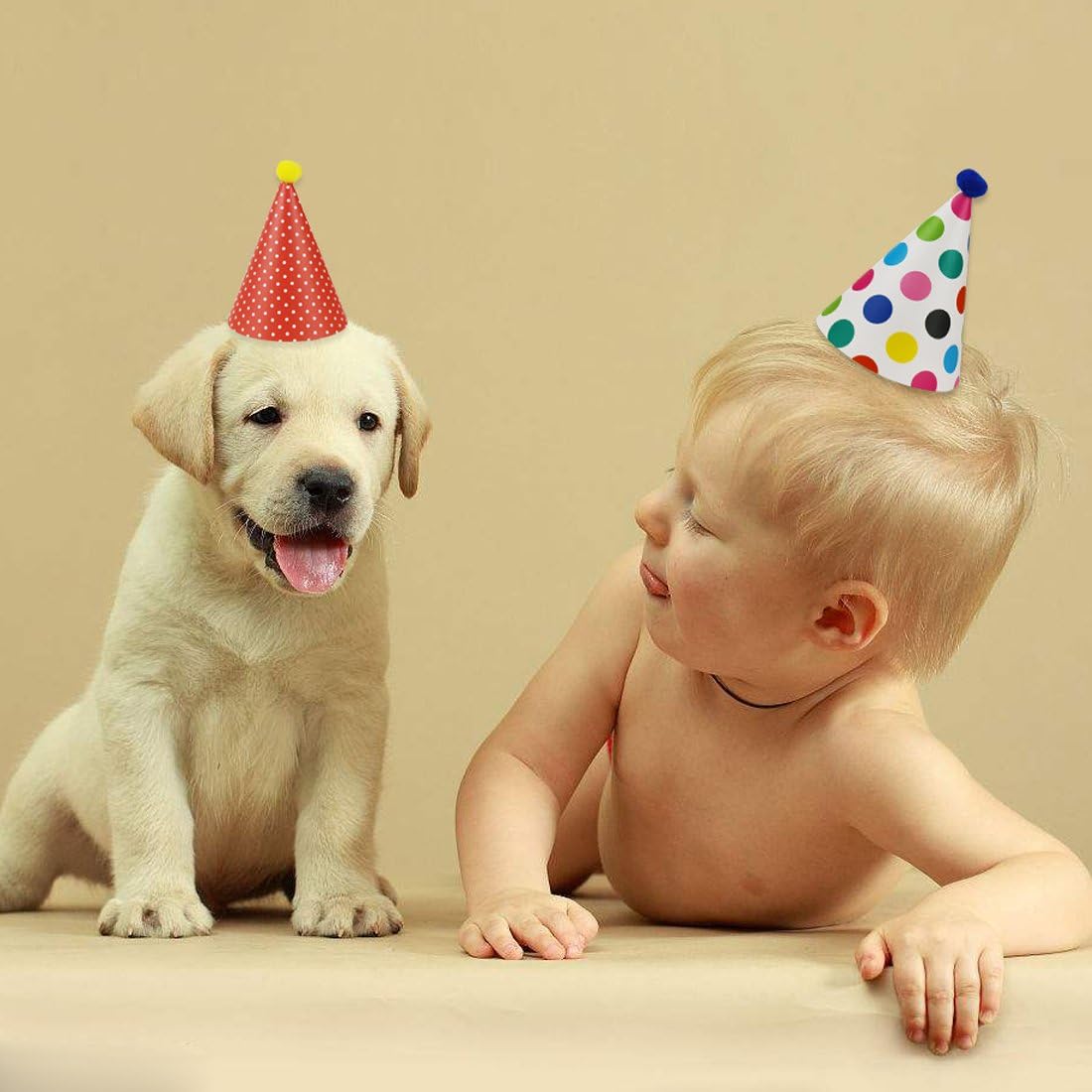 Cefanty Party Hats 11 Pack Fun Cone Party Hats for Kids or Adults: Toys & Games