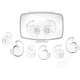 Doc&rsquo;s Proplugs Combo Pack &ndash; (Adult 18+) &ndash; Vented &ndash; Clear &ndash; Includes Case | 4 Sizes in One Pack | Reusable Earplugs for Surfing, Swimming, Diving &amp; More | Blocks Water &amp; Noise | Made in USA