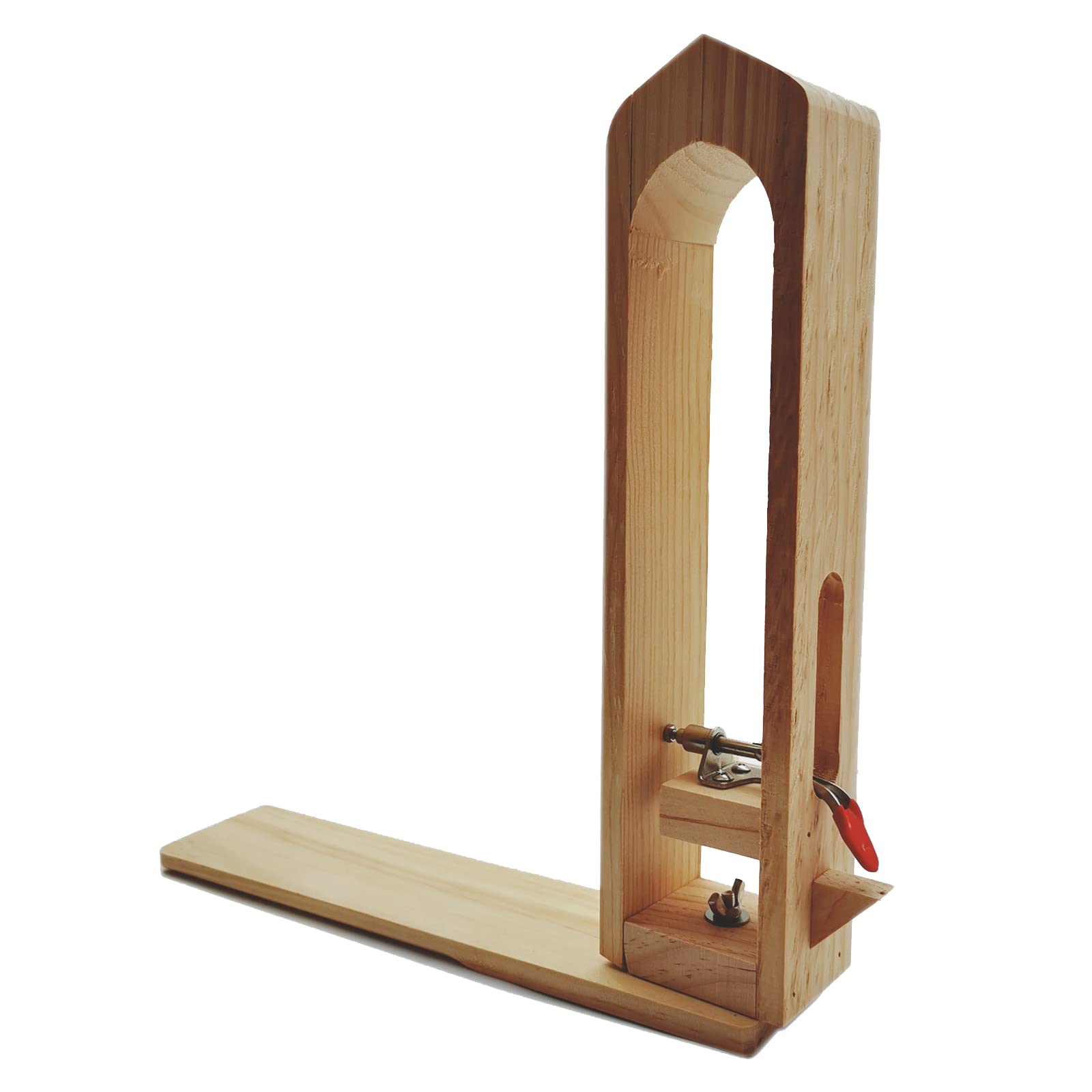 Wood Leather Craft Hand Stitching Leather Craft Lacing Sewing Clamp Stitching Pony Horse Clamp for Leathercraft Sewing DIY Tool