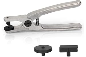 FEIKEER Stained Glass Running Pliers for Glass Cutting, BO700.0 Running Pliers for Glass Cutting Perfect Curves, Achieve Deep Internal Curve Cutting, Running Plier Designed for Glass Artists, 2 Sets Jaw Pads