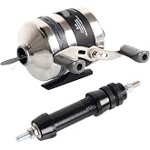 FENJANER Bowfishing Reel with Fishing Reel Seat Left and Right Reversible Handle,for Compound Bow and Recurve Bow