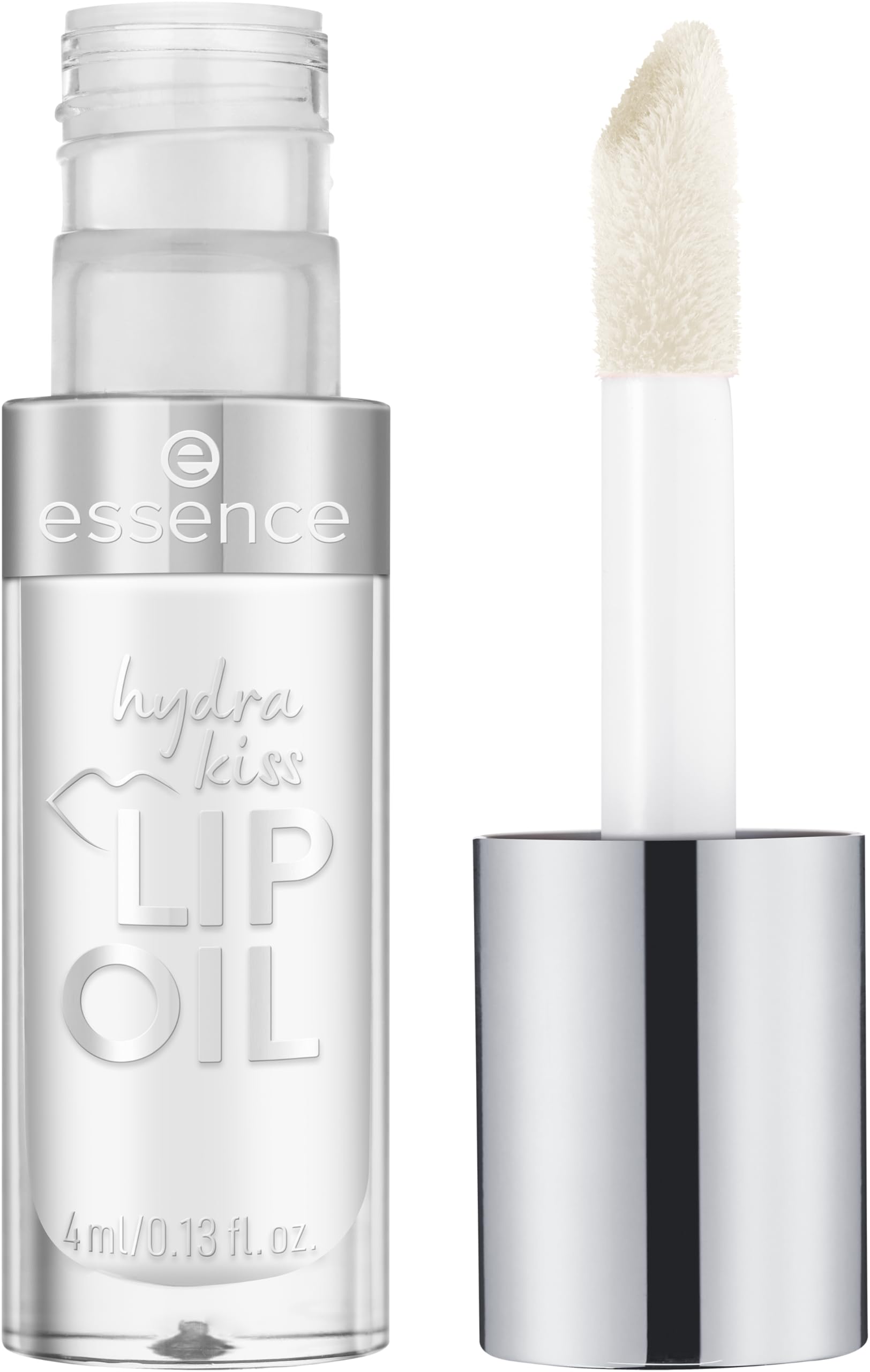 essence hydra kiss lip oil, lip gloss, no. 01, pink, moisturising, nourishing, with oils, shiny, radiant fresh, nanoparticles free, pack of 3 (3 x 4 ml)
