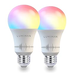 LUMIMAN Smart Light Bulbs, Alexa Light Bulb, WiFi
