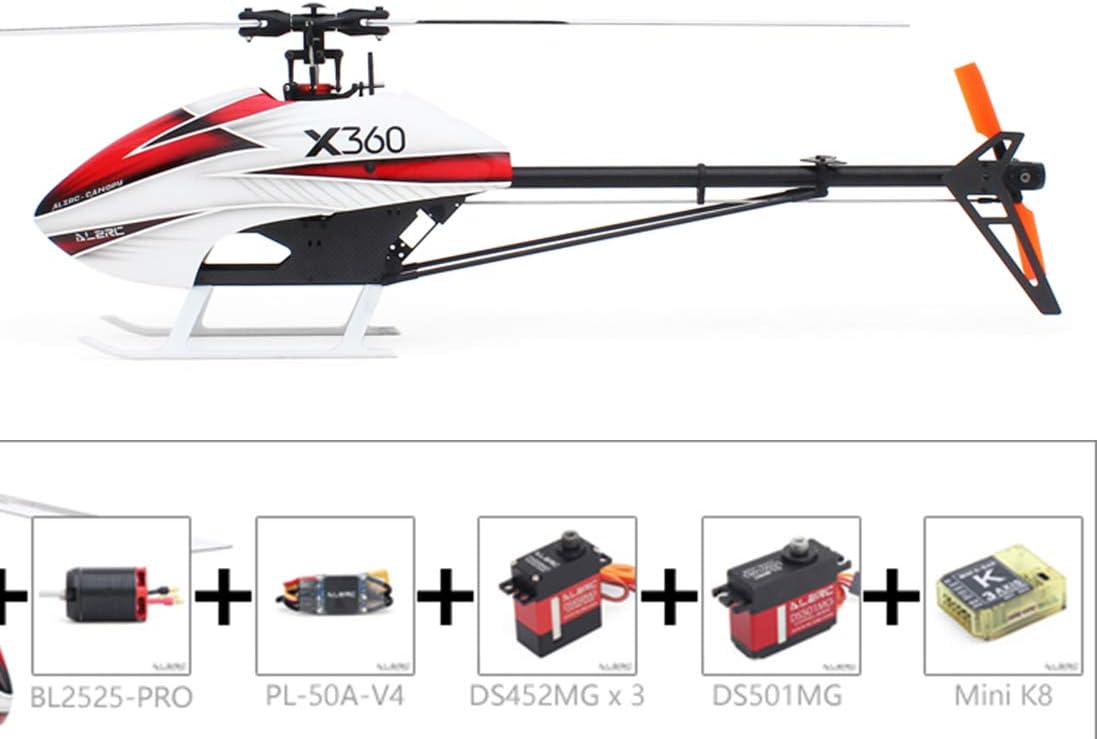FEICHAO Devil X360 FBL Remote Control 3D Fancy Helicopter Getting Started 360mm Main Rotor RC Racing Drone Quadcopter (Advanced Version 2)
