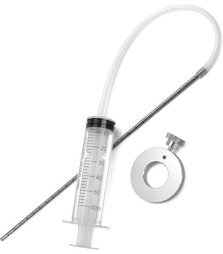 Kit De Herramienta Para Medir Y Ajustar El Nivel De Aceite De Horquilla De Moto - Jeringa Con Escala Precisa 0-300mm