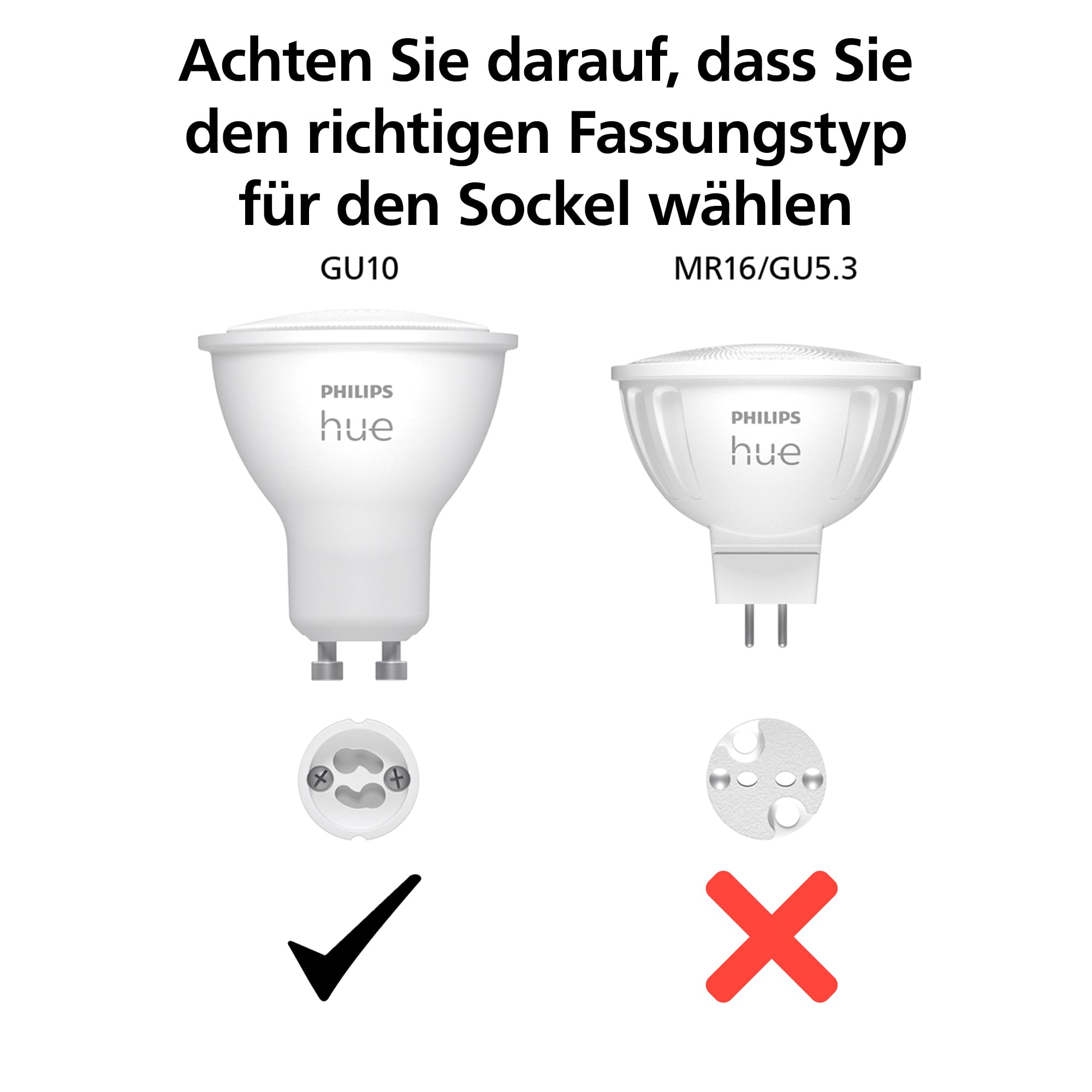 Philips Hue White Ambiance GU10 LED Spot 5er Pack (400lm), dimmbare LED Lampen für das Hue Lichtsystem mit warmweißem/kaltweißem Licht, smarte Lichtsteuerung über Sprache und App 9