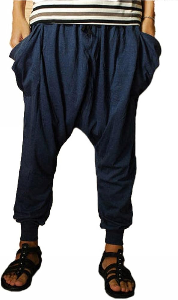 Magiftbox Mens Casual Harem Baggy Pants Jogging Dancing Pants k17
