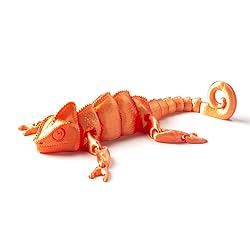 3D Printed Articulated Chameleon Fidget Toy