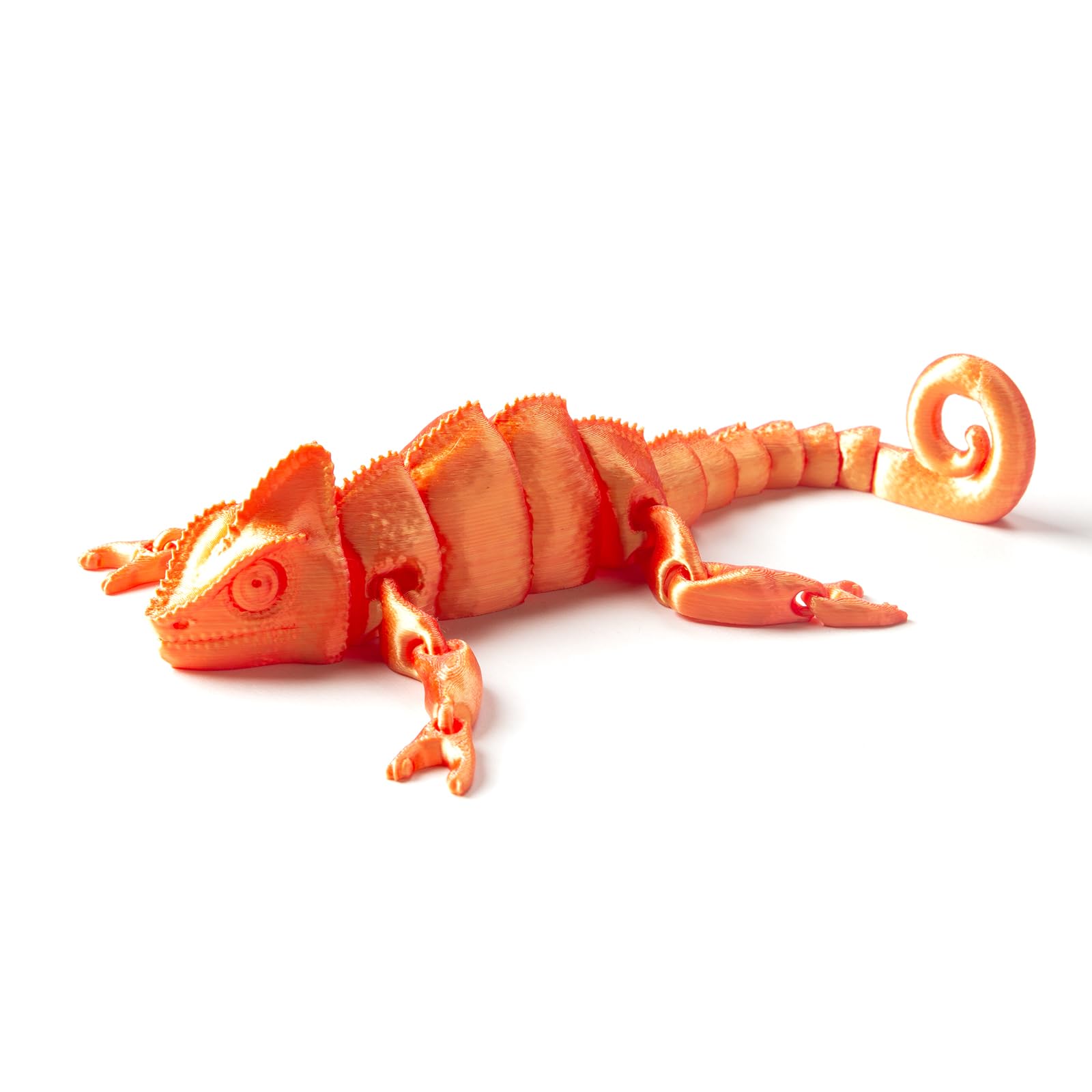 3D Printed Articulated Chameleon Fidget Toy