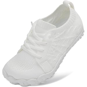 JOINFREE Kids Barefoot Shoes Boys Girls Wide Slip On Shoes Big Kids Breathable Hiking Sneakers Zero Drop Toddler Lightweight