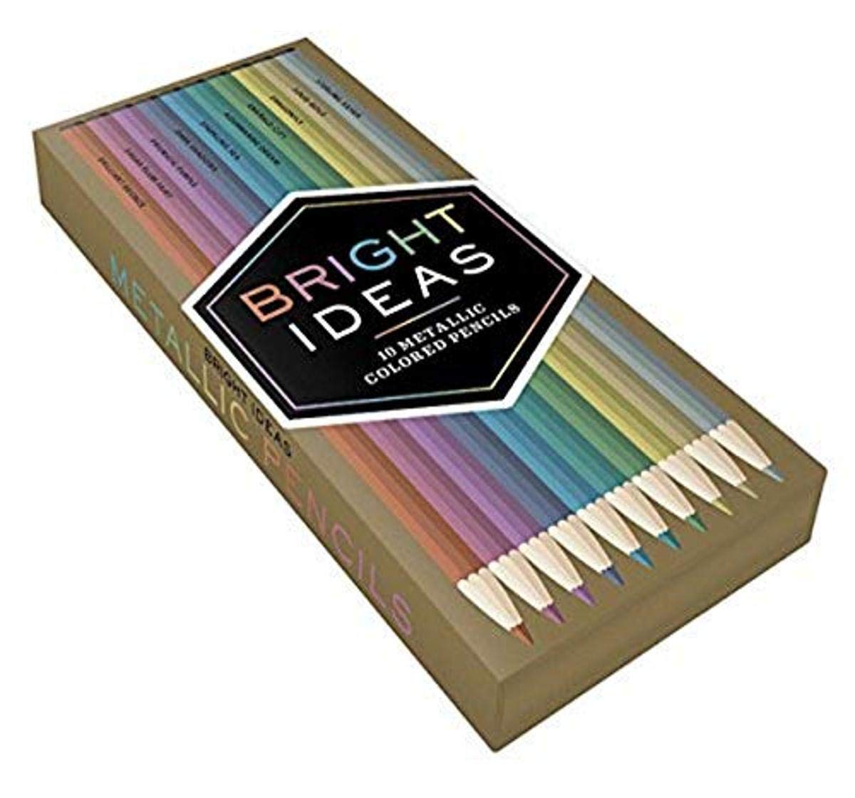 Bright Ideas Metallic Colored Pencils : Chronicle Books ...