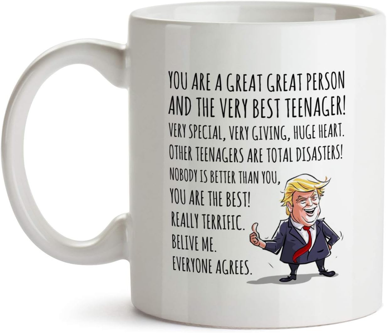 Trump Mug For Teen Gift Funny Teenager Mug Gifts For Teenagers From Mom Dad Christmas Gift For Teenage Boys Gifts For Teenage Girls