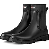 HISEA Short Rain Boots for Women Waterproof Chelsea Boots Rubber Garden Shoes for Ladies with Comfort Insole Lightweight Fashion