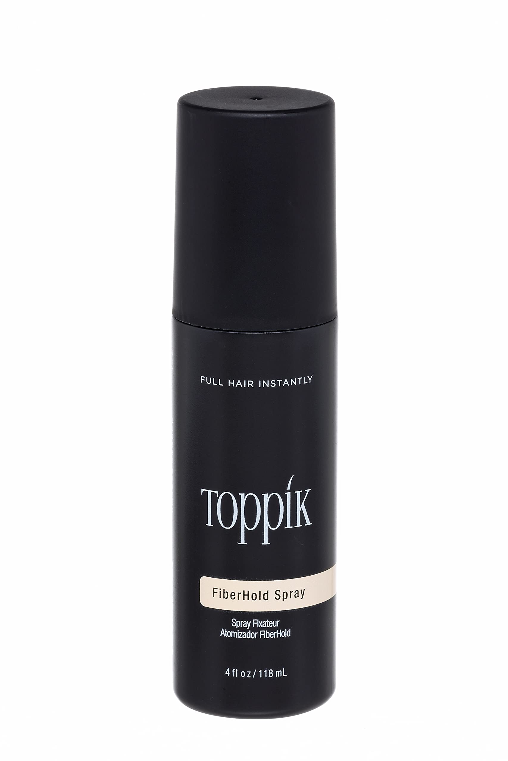 Toppik FiberHold Spray, Strengthens the Bond Between Hair Fibres and Your Hair, for Thicker Looking Hair, 118ml