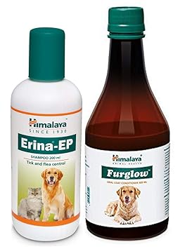 Himalaya Erina-EP Shampoo, 200ml and Furglow 400ml