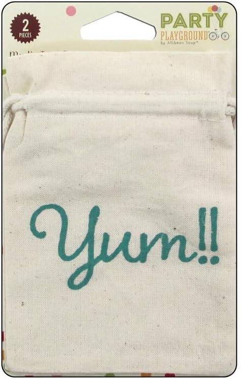 Jillibean Soup Party Playground Muslin Treat Bags Yum