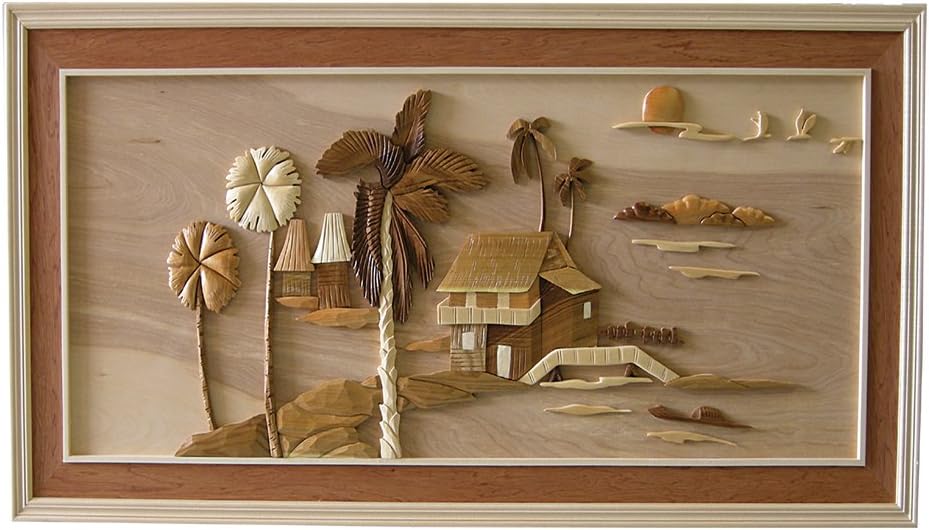 Unique Wooden Wall Art / Picture Scenery, Canvas & Wooden Wall Art