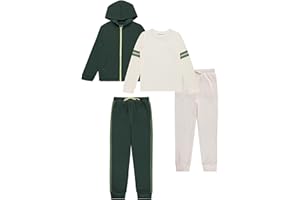 STITCH & STONE Boys 4PK Wardrobe Outfit - Stylish and Comfortable Clothes for Boys