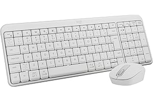 Combo Teclado e Mouse Sem Fio Logitech MK250 Bluetooth com Conectividade Rápida e Fácil, Design Compacto, Mouse Ambidestro, L