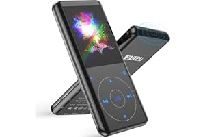 RUIZU 64GB MP3 Player with Bluetooth 5.3, Speaker, 2.4 inch Screen, Portable Music Player for Sport Running, FM Radio, Voice Recorder, Digital Audio Video Shuffle Playback, Support 128GB Micro SD Card