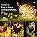 innotree 2 Pack Fairy Lights USB Plug in with Remote Dimmable Waterproof, 33ft 100 LEDs Warm White Firefly Twinkle String Lights for Bedroom Indoor Outdoor Party Wedding Decoration, Copper Wire