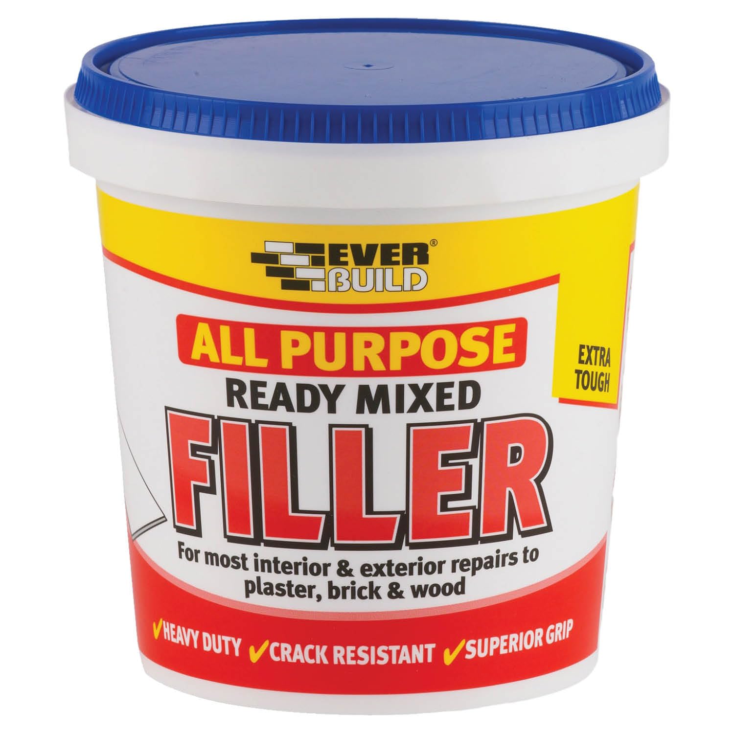 Everbuild All Purpose Ready Mixed Filler – Interior And Exterior Use – White – 600g