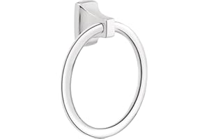Moen P5500 Contemporary Towel Ring, Chrome,Small