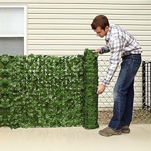 Amazon.com : Faux Ivy Privacy Screen : Outdoor Decorative ...