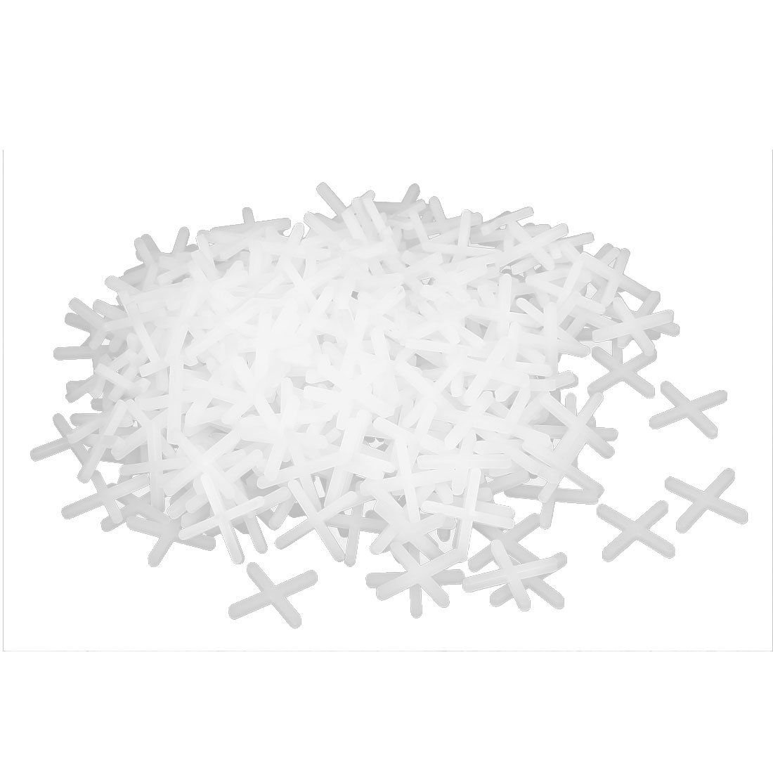 Sourcingmap Wall Floor Tile Plastic Cross Spacer 2.5mm White 500pcs