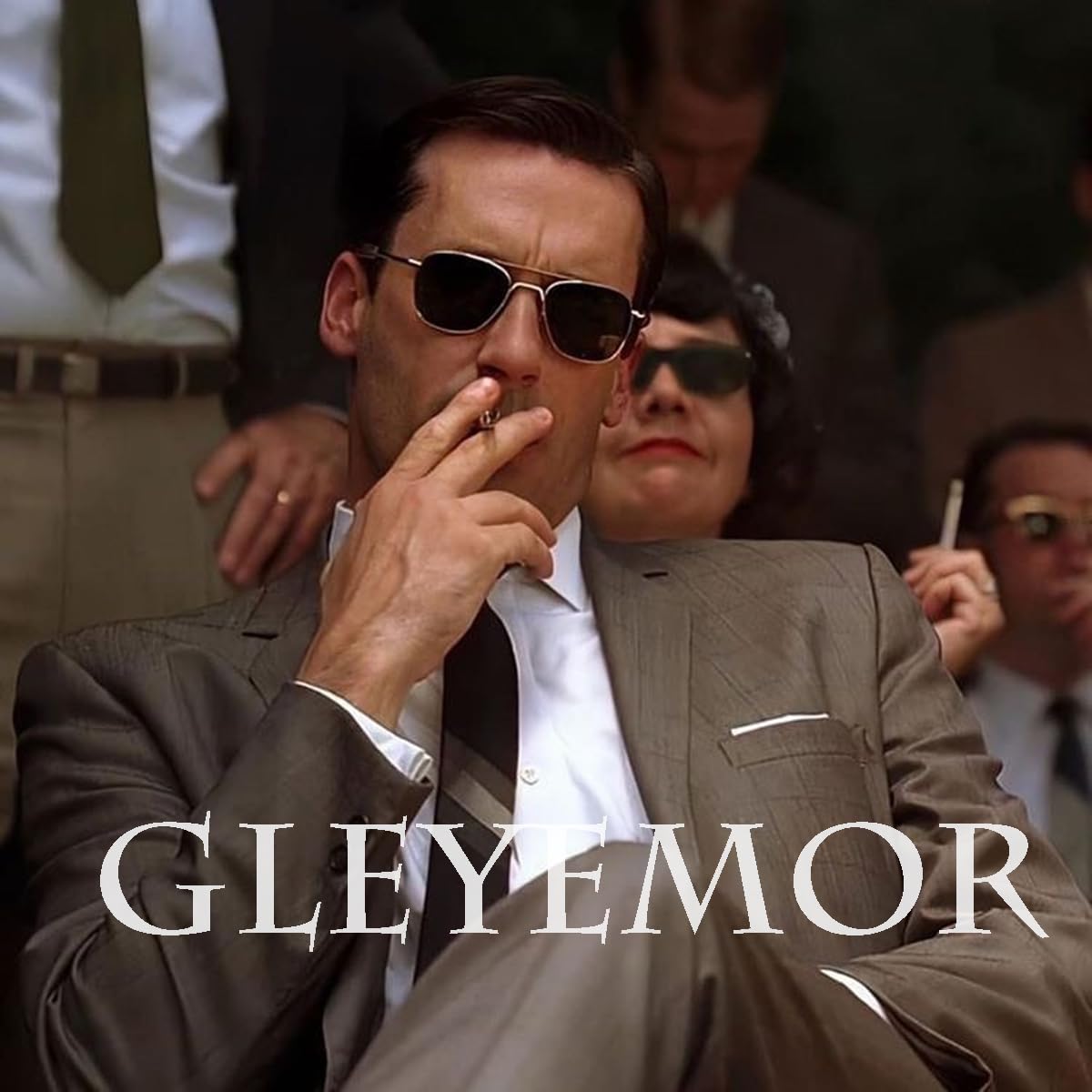 Gleyemor Polarized Square Aviator Sunglasses for Men Retro Military Tough Guy Style Shades