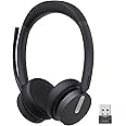 Yealink BH70 Dual Wireless Headset with Mic for Work, Bluetooth Headphone with Teams Certification, up to 35h Talk Time, 147g All-Day Wearing Comfort, Perfect for Open Office Home Hybrid Work, USB-A