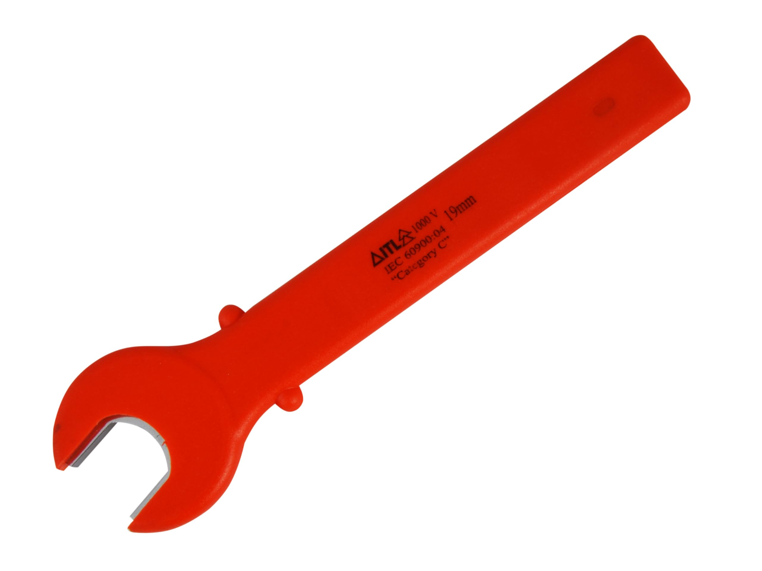 ITL Insulated Tools 8mm Open Ended General Purpose Spanner – 1000V Insulated - VDE Certified - Electrical Safety Tool