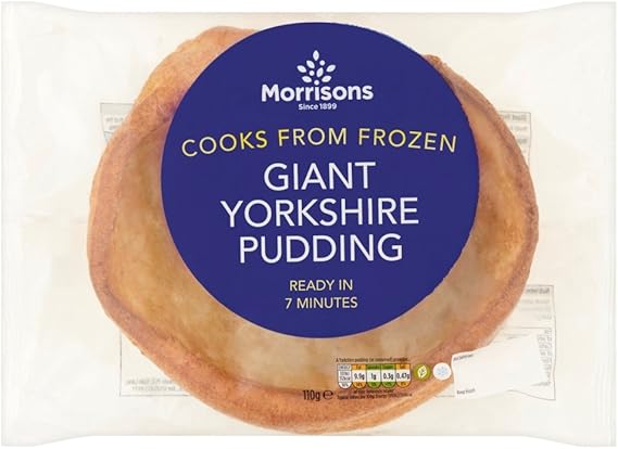 Morrisons Giant Yorkshire Pudding 110g Frozen Amazon Co Uk Grocery