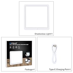 PULUZ Photo Studio LED Shadowless Light Panel 8" X
