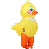 XYJKIDSES Inflatable Duck Costume Kids,Halloween Blow up Costumes Funny Animal Costumes for Boys Girls Cosplay Party