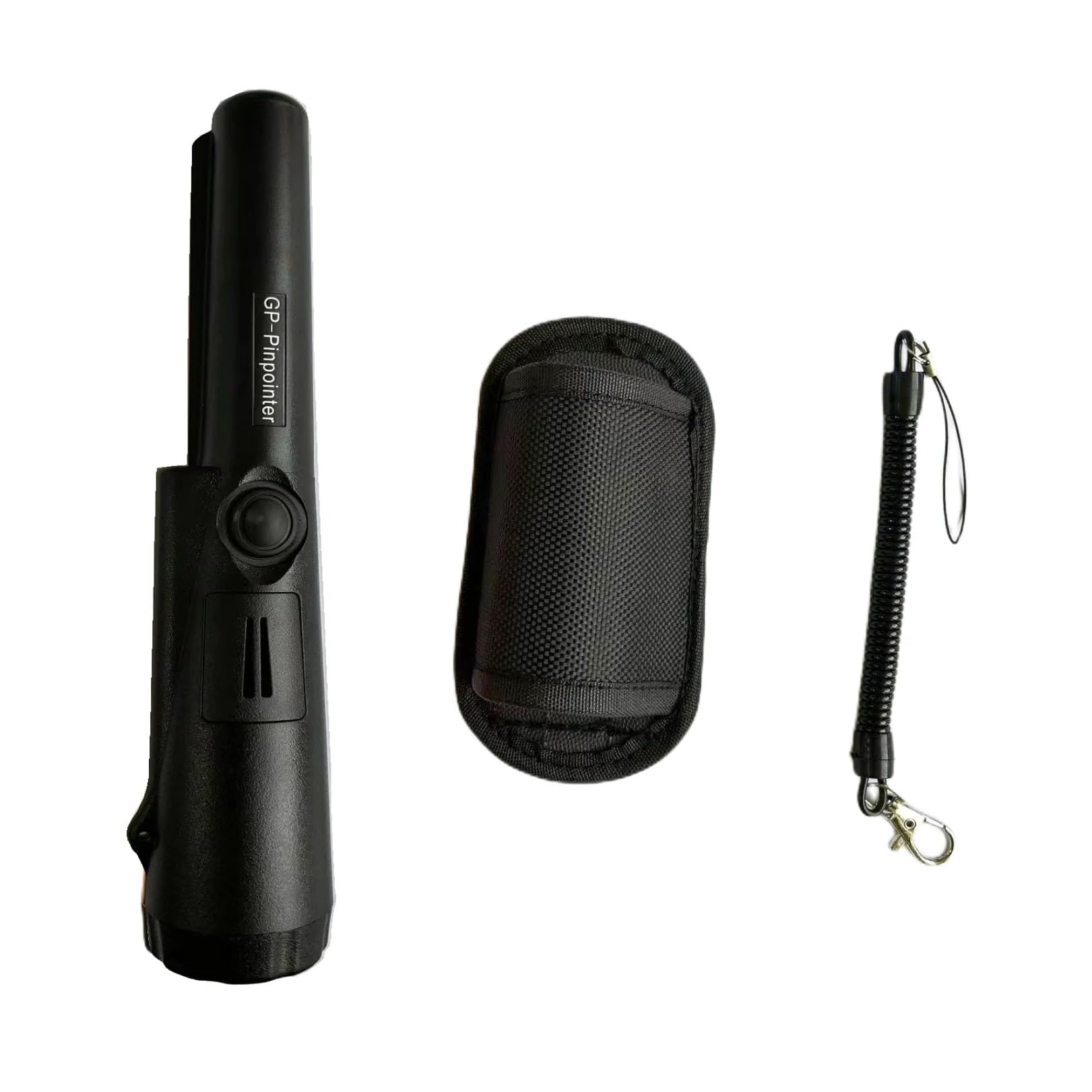 Metal Detector,Portable Waterproof Handheld Detector Treasure Metal Finder Probe Detector - Gold, Coin, and Silver Pinpointer Detector Wand - Precision Instrument for Locating Valuables (Black)