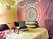 Queen Pink Tapestry Wall Hanging Ombre Wall Tapestry Indian Mandala Tapestry Bohemian Tapestry Hippie Tapestry Psychedelic Tapestry Wall Decor Large Boho Tapestries for Bedroom Dorm Decor