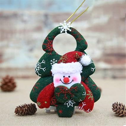 Amazon Com Vige Xmas Santa Fawn Bear Snowman Shape Hanging