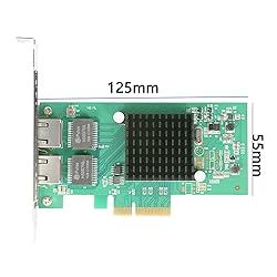 Dual-Port PCIe x4 Gigabit Network Card with Intel
