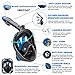 WSTOO 180° Full Face Snorkel Mask Panoramic view snorkel Mask For Adults And Kid With Anti-Fog Anti-Leak Snorkeling Design,See More water world