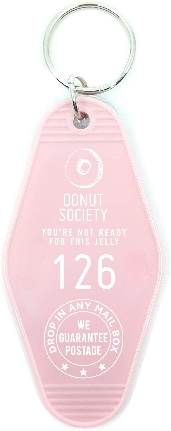 Three Potato Four Key Tag - Donut Society (Pink)