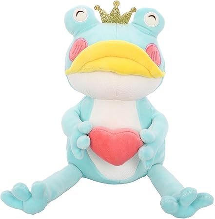 Amazon カエル ぬいぐるみ ハート付き 蛙縫い包み クラウン被ってる 可愛い 特大 柔らかい もちもち お人形 おもちゃ リアル 動物 キャラクター お子供 赤ちゃん お誕生日プレゼント ギフト お祝い 添い寝 昼寝枕 腰枕 インテリア 置物 ぬいぐるみ おもちゃ