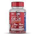 Members Mark Krill Oil (160 Count.) Extra Strength Antarctic Pure Omega-3, 500 mg | Supports Heart Health, Easy Absorption, No Fishy Aftertaste, MSC-Certified