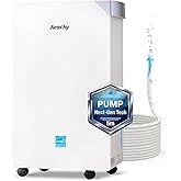 AEOCKY Dehumidifier with Pump Up to 16.5ft Energy Star Most Efficient 2025 | 80Pint/D,4500Sq.Ft,Commercial Dehumidifier with Drain Hose for Basement,Home,Crawl Space,Whole House,Large Room,Industrial