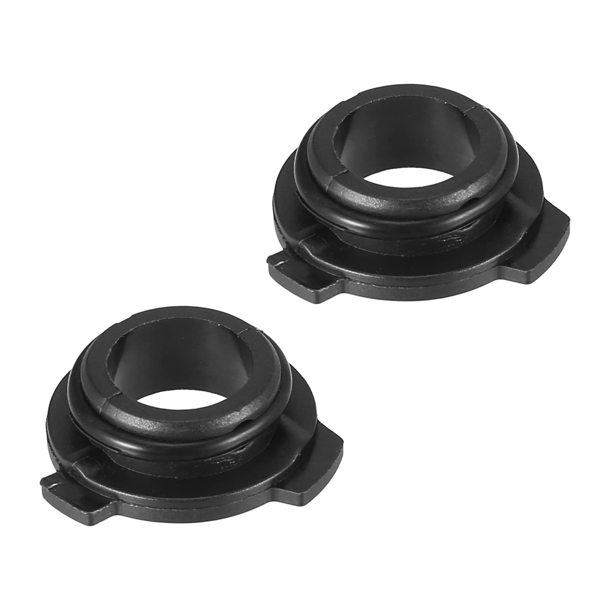 Photo 1 of X AUTOHAUX 2pcs 9006 HB4 LED Headlight Adapter Base Bulb Sockets Retainer Holder Universal for Car Black
