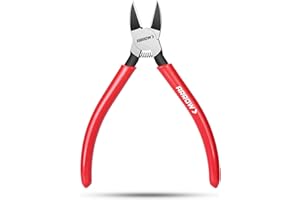ARROW FASTENER ARROW 6" Precision Wire Cutters - Spring Loaded Side Cutters, Ultra-Sharp Flush Cut Pliers, Diagonal Cutting Pliers with Non-Slip Handle for Jewelry Making, Crafts, Electronics, Zip Ties, DIY Models