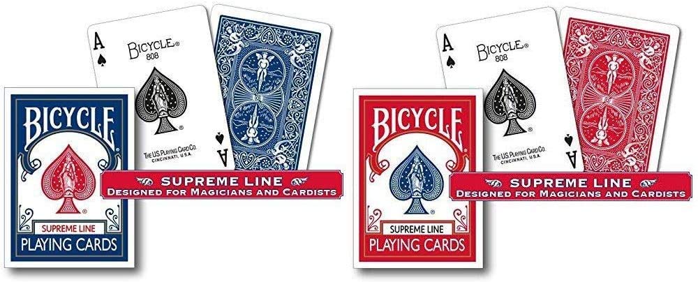 2 playing cards Supreme Line (Blue-Red)