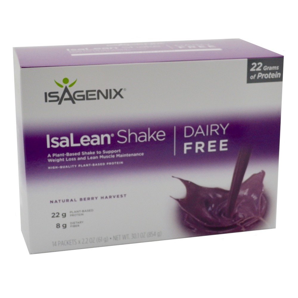 Isagenix IsaLean Shake Dairy Free Natural Berry Harvest